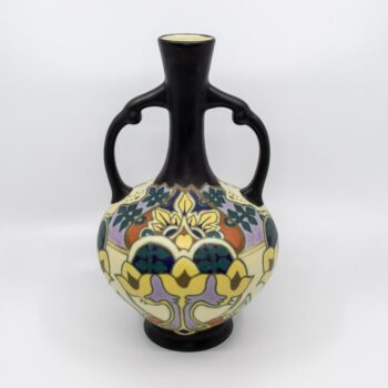 Gouda Pottery Art Deco Iris