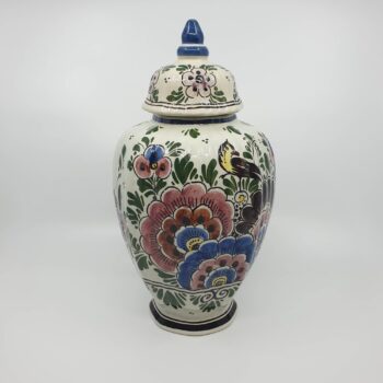 Polychrome Dekselvaas